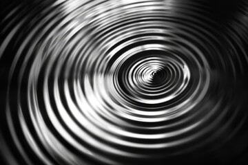 Fototapeta premium Intriguing spiral patterns in black and white