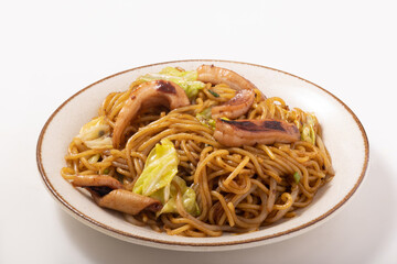 イカ焼きそば　アメリカオオアカイカ　耳