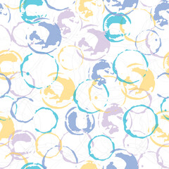 colorful circles on a white background