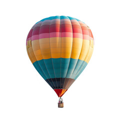 Naklejka premium Hot air balloon isolated on white background
