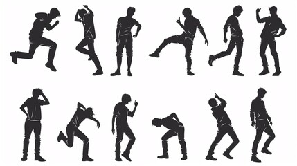 Man Outline Poses, Collection