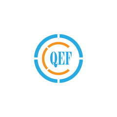 QEF LETTER LOGO DESIGN