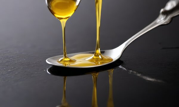 Yellow Oil in Spoon