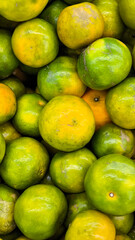 Oranges in the market for the background