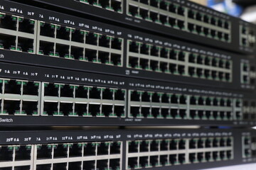 Switch for network connected with RJ45