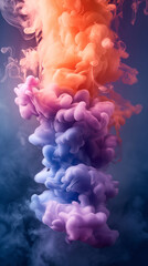 Obraz premium Colorful smoke background