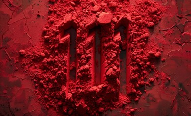 10 in Red Powder: A Close-Up Look