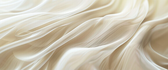 Obraz premium silk, fabric, texture, smooth, elegant, abstract, folds, white, satin, softness, luxury, flowing, textile, background, delicate, seamless, wave, drapery, design, wavy, fluid, pattern, cloth
