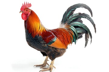 Fototapeta premium A chicken with a white background