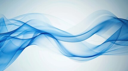 Obraz premium abstract background wave lines technology futuristic blue color