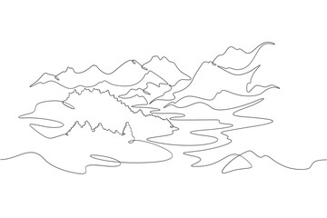 Obraz premium Mount landscape_3