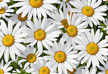 Fototapeta premium Vibrant yellow daisy bloom standing alone in the garden, enhancing the beauty of nature