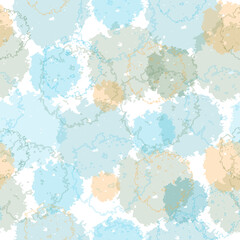 imprints herbs, flowers and leaves. abstract watercolour and digital image. mixed media artwork for textiles, fabrics, souvenirs, packaging and greeting cards