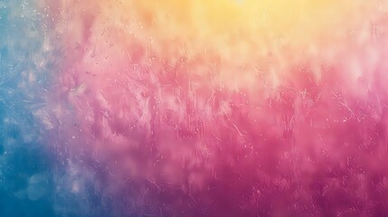 Cyan pink yellow grainy color gradient background glowing noise texture cover header poster design