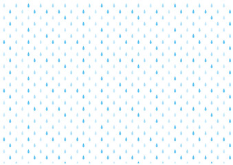雨の背景（水色）