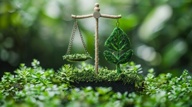 A person weighing pros and cons on a balance scale, depicting decision-making based on careful evaluation.