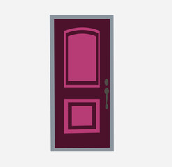 door isolated on white background