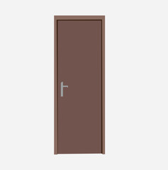 door isolated on white
