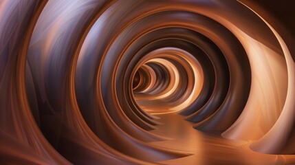 Mesmerizing Abstract 3D Tunnels: Symbol of Journeys and Discoveries