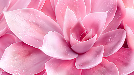 Top view of pink cactus, Close up agave cactus, Abstract shapes and lines of succulent leaves	