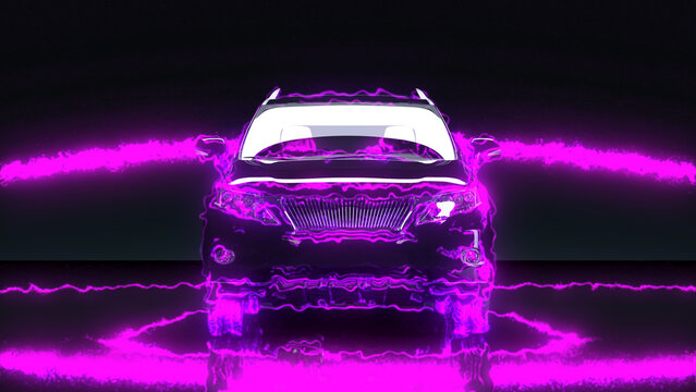Scan Sweep Glow Motion Effect 4k 1:1 16:9 9:16