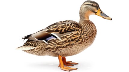Obraz premium Duck isolated white background