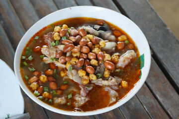 Soto Mata Sapi Madura is a unique Indonesian soup featuring braised cow eyes.