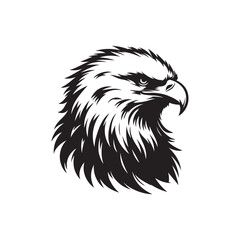 Vector Bald Eagle Head Design