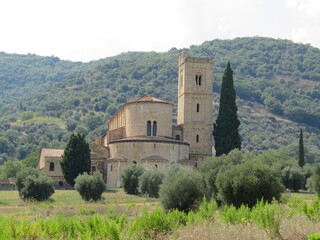 Abbazia di Sant'Antimo, Montalcino, Toscana, Italia