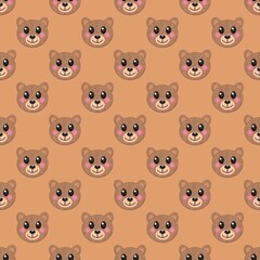 Obraz premium seamless pattern with teddy bears