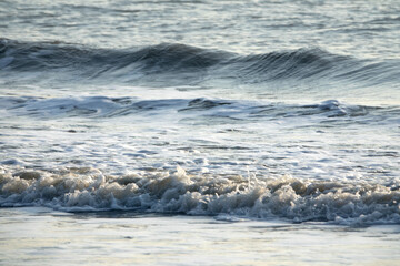 View of the surf on the beach