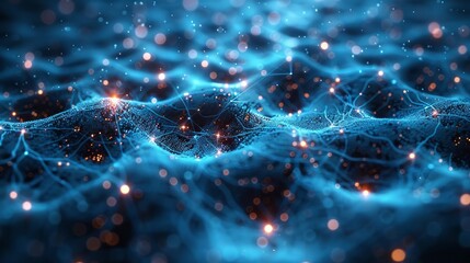 A mathematical model of neural networks, simulating brain activity and learning algorithms.