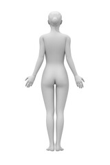 woman body, human anatomy pose, art & medical science