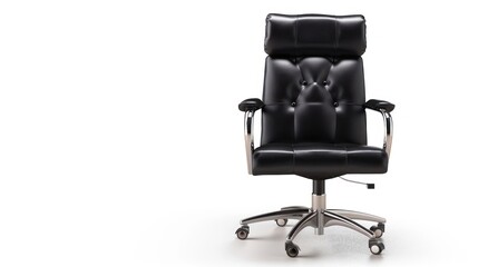 Office chair isolated white background