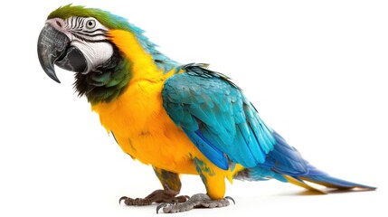 Fototapeta premium Parrot isolated white background