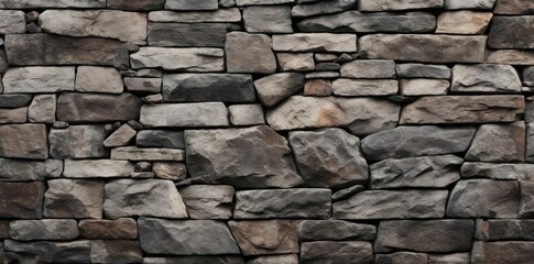stone wall texture seamless pattern featuring large gray rocks and a stone wall