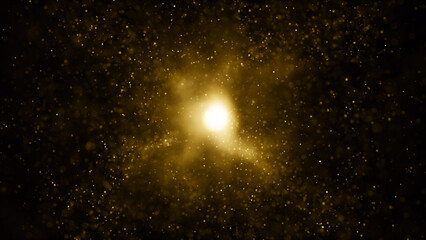 Gold particles golden dust bokeh event awards trailer titles cinematic concert openers luxury celebration background