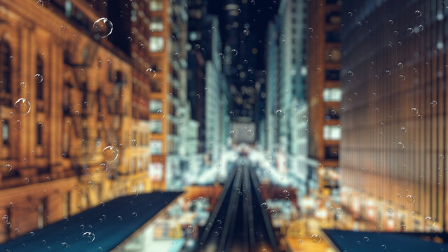 Rain Drop Motion Effect 4k 1:1 16:9 9:16
