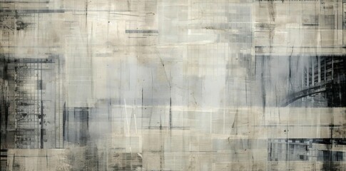 Obraz premium magazine texture overlayed with black and white photo of a building