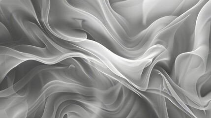 Obraz premium A long, flowing piece of fabric with a white background. The fabric is made of a silky material and he is made of a synthetic material