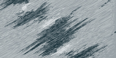 Background black and white abstract texture vector with dark spots, nets, lines and scratches