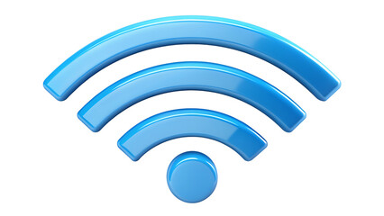 Wi-Fi symbols Isolated On Transparent Background
