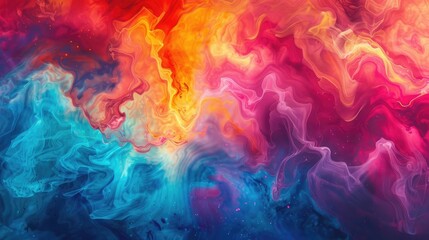 Obraz premium Attractive and vibrant tie dye designs