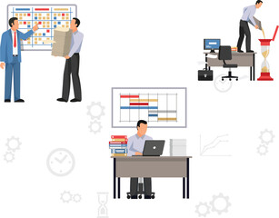 Fototapeta premium Businessman financial data analysis, economic and growth diagram, stock market exchange data, investment analysis, growth earning income concept, businessman thinking with data chart and graph