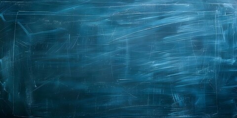 Obraz premium Dark blue chalkboard texture with copy space for backt. Concept Blue Chalkboard, Copy Space, Texture, Vintage, Background