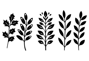 Set of hand drawn vector circular decorative elements for your design