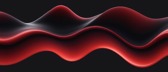 Obraz premium abstract Red black liquid background illustration
