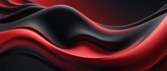 abstract Red black liquid background illustration
