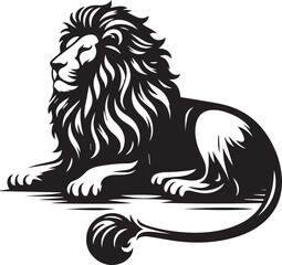 lion head silhouette