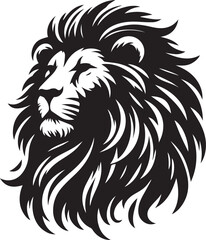 lion head silhouette